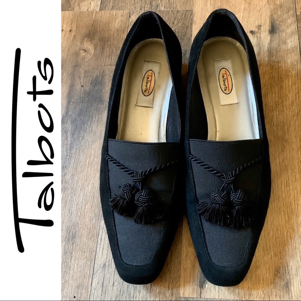 Talbots Block Heel Tasseled Pumps size 6M
